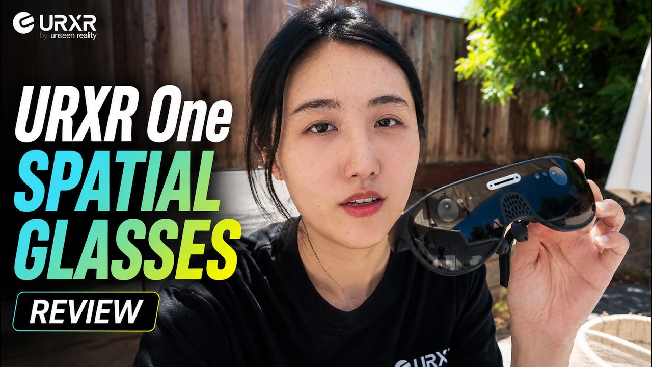 Official URXR One Glasses Review: See-through and virtual screen quality when used in outdoor 🌞