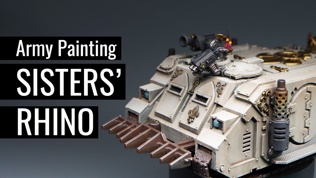 Painting SISTERS OF BATTLE RHINO | COMBAT PATROL Adepta Sororitas | WARHAMMER 40k |