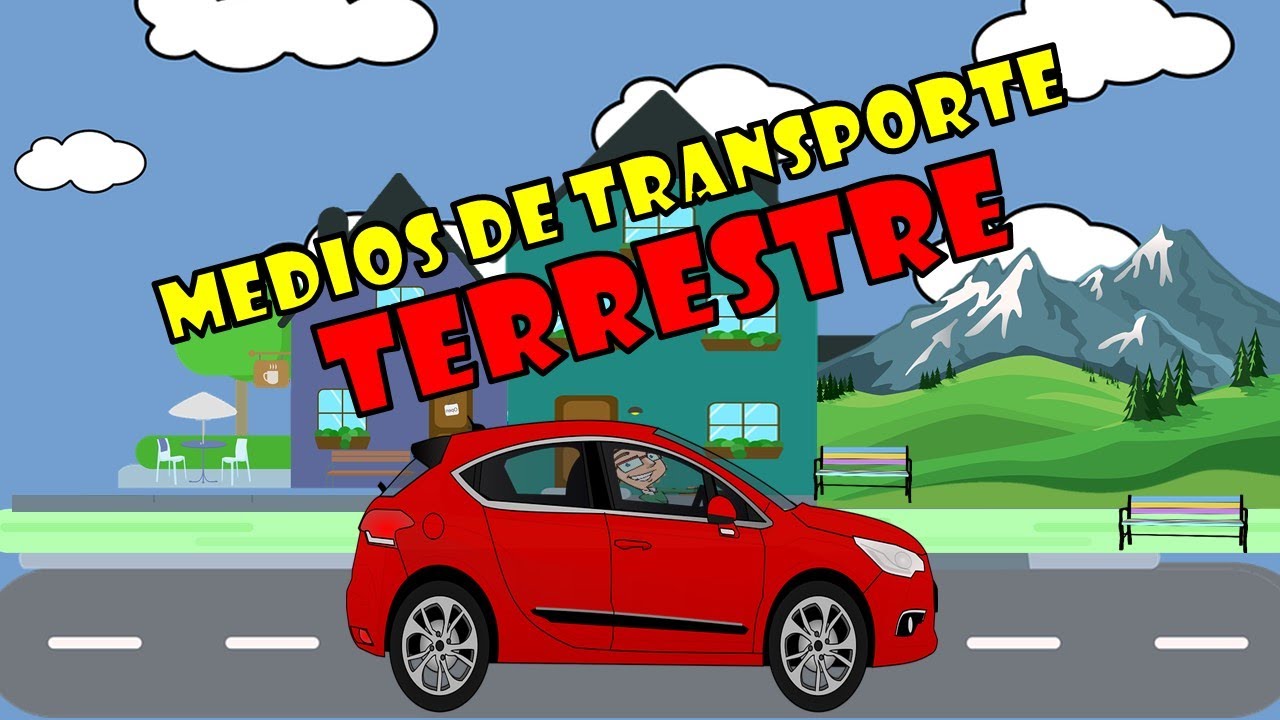 Medios de TRANSPORTE TERRESTRE🚗🚲🛵🏍️🚚🚌🐎 para ni&ntilde;os