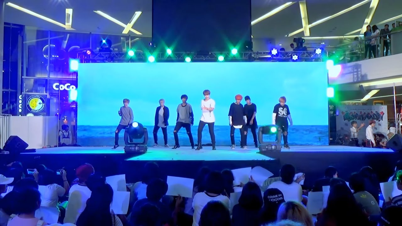 161001 [Wide] BangEarn cover BTS - N.O+Concept Trailer+Save ME+I Like It+Danger @ Esplanade#3