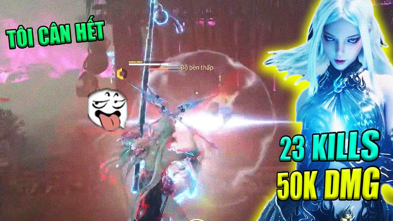 CÀY THUÊ ZAI JI COMBO 1vs8 Bo Cuối CĂNG THẲNG 23 KILLS 50K DMG || NARAKA BLADEPOINT