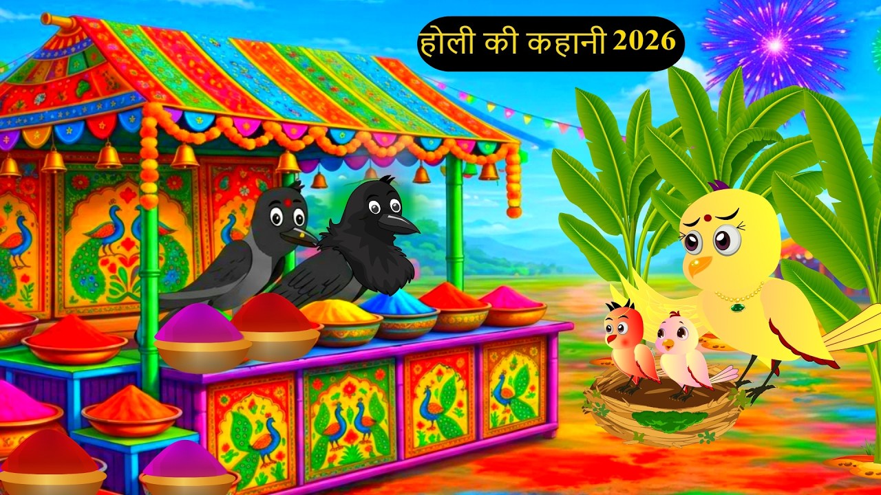 03-4-2026|Rano Chidiya Wala Cartoon|Rano kawa story|Holi wali kahani| holi festival story|Chichu TV
