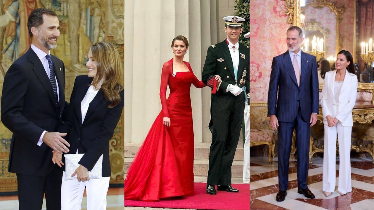 Very Impressive Queen Letiza 👑 Famous Queen ❤️ Romantic Couple Photo ❤️ Royale Style 