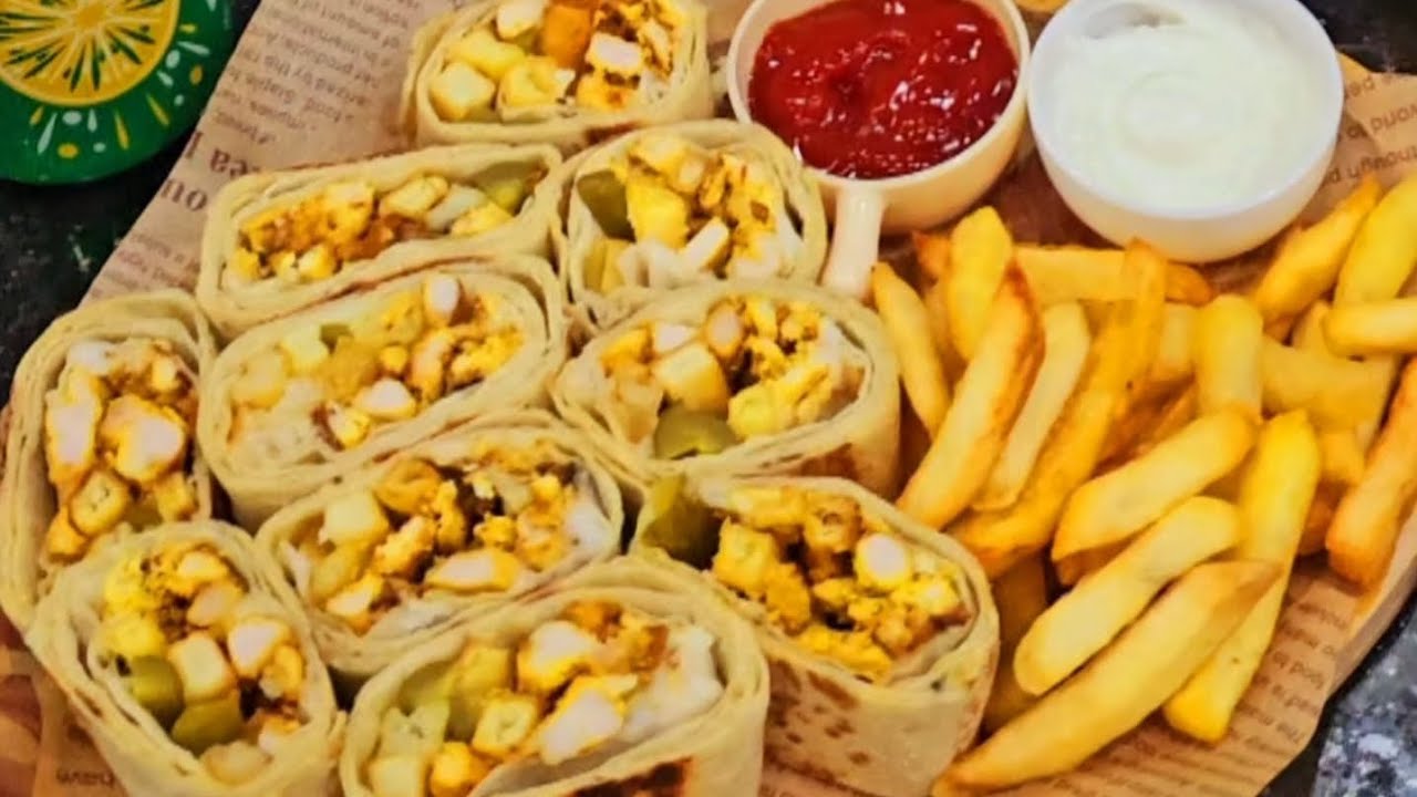 🌯 شاورما دجاج بالبيت مع مايونيز سهل وطريقة التحضير خطوة بخطوة! 😋🔥#شاورما_بيتي #شاورما_دجاج
