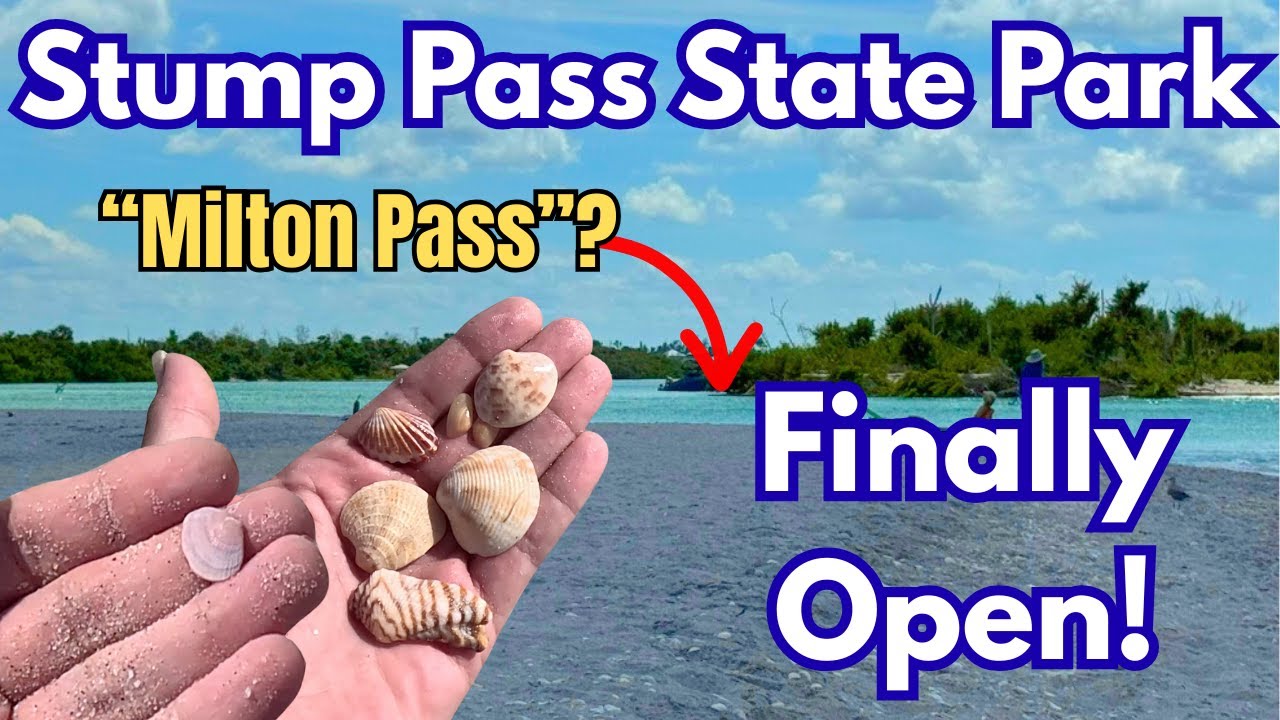 Hurricane-Battered Stump Pass Beach Park REOPENS almost a year later