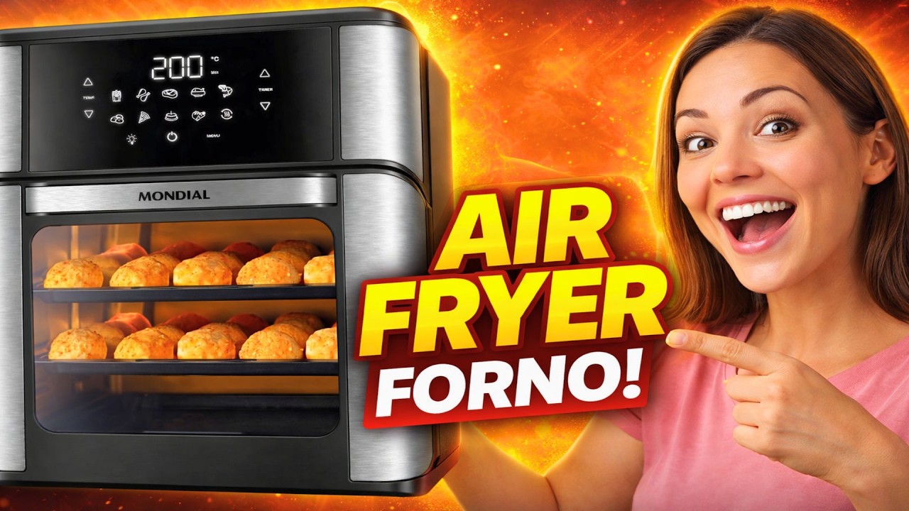 Air Fryer Forno Mondial 12L: Achadinho Amazon Imperdível! ✨ Vale a pena? 🍟 #AchadinhosAmazon