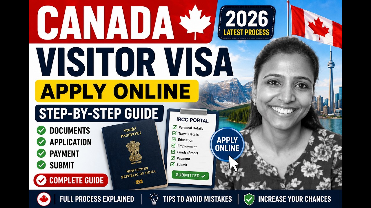 How to Apply for a Canada Visitor Visa (IRCC Portal Tutorial)