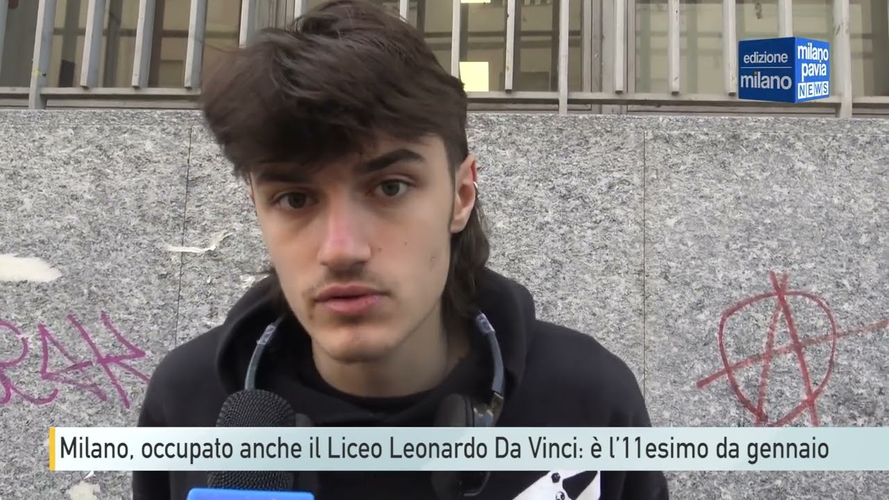 Milano, occupato anche il Liceo Leonardo Da Vinci: è l’11esimo da gennaio