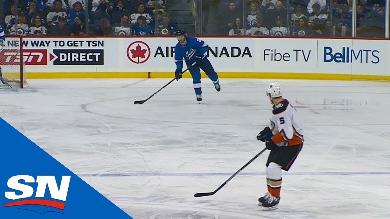 Jacob Trouba&rsquo;s Pinpoint Pass Beats Ducks&rsquo; Defence, Finds Jack Roslovic For Smooth Goal