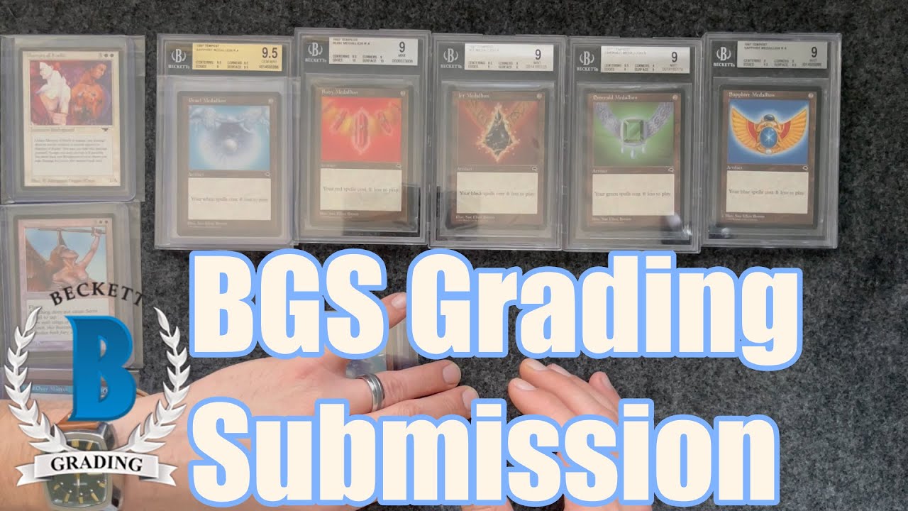 MTG BGS Submission - Grading Vintage and Reserved List MTG with Beckett Grading