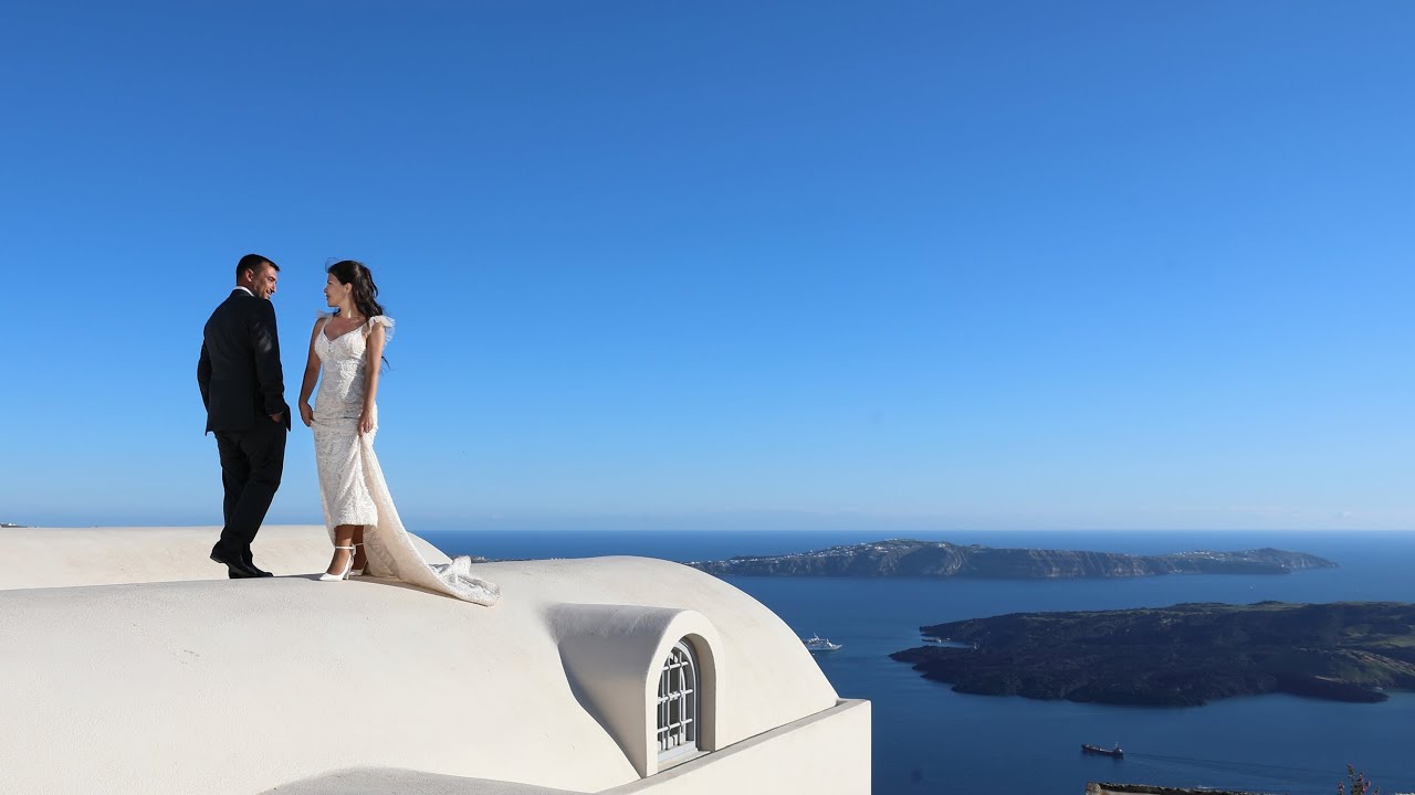 Βίντεο-κλίπ γάμου στη Σαντορίνη!Wedding in SANTORINI!Wedding in GREECE!