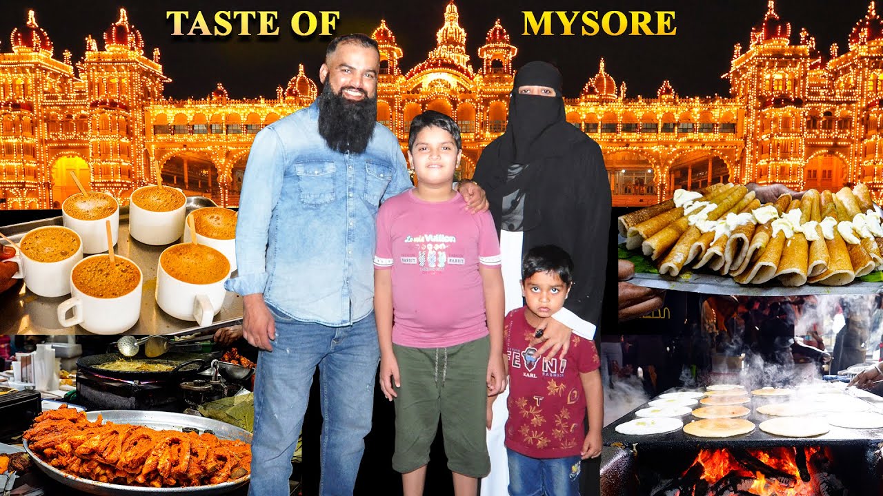 Taste of Mysore | Visit to Mysore Palace and had Nice Food with Family