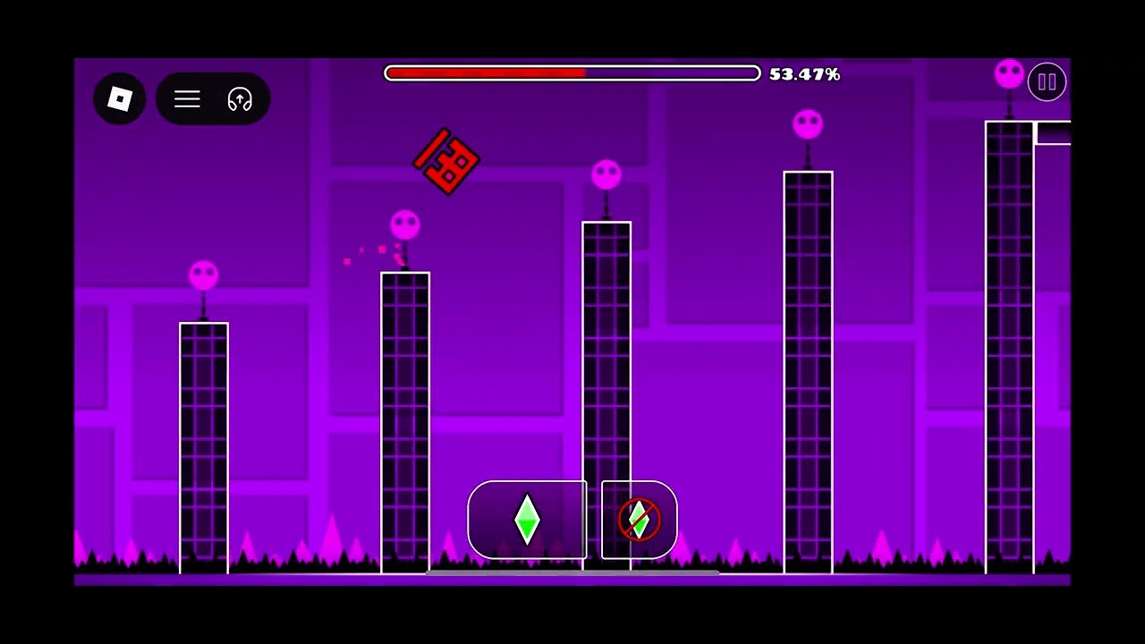 Me playing stereo madness (I’m very bad at geometry dash so don’t hate on me)