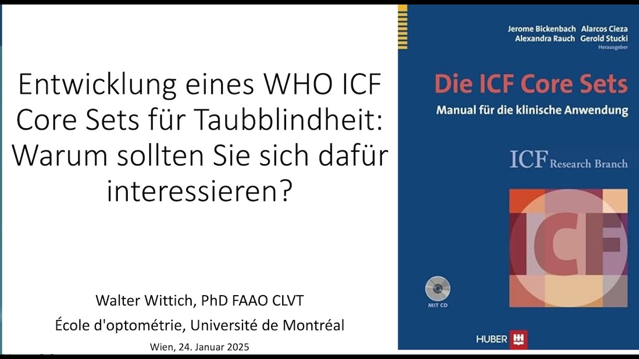 Entwicklung eines WHO ICF Core Sets für Taubblindheit