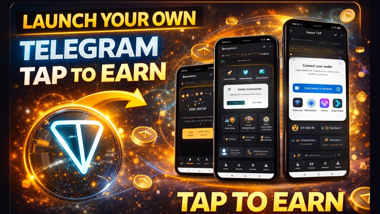 Create Telegram Tap To Earn Game | Notcoin & Hamster Style Mini App Full Source Code