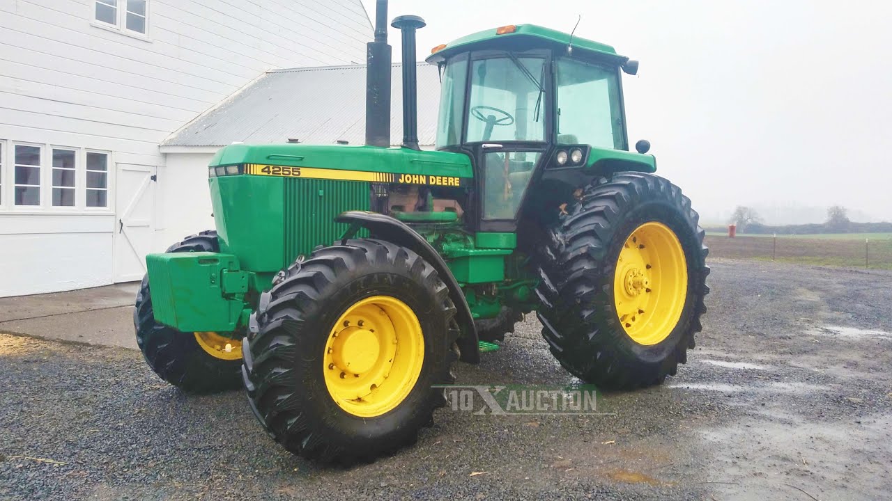 JOHN DEERE 4255  (1990)  10X AUCTION (AuctionTime/TractorHouse)