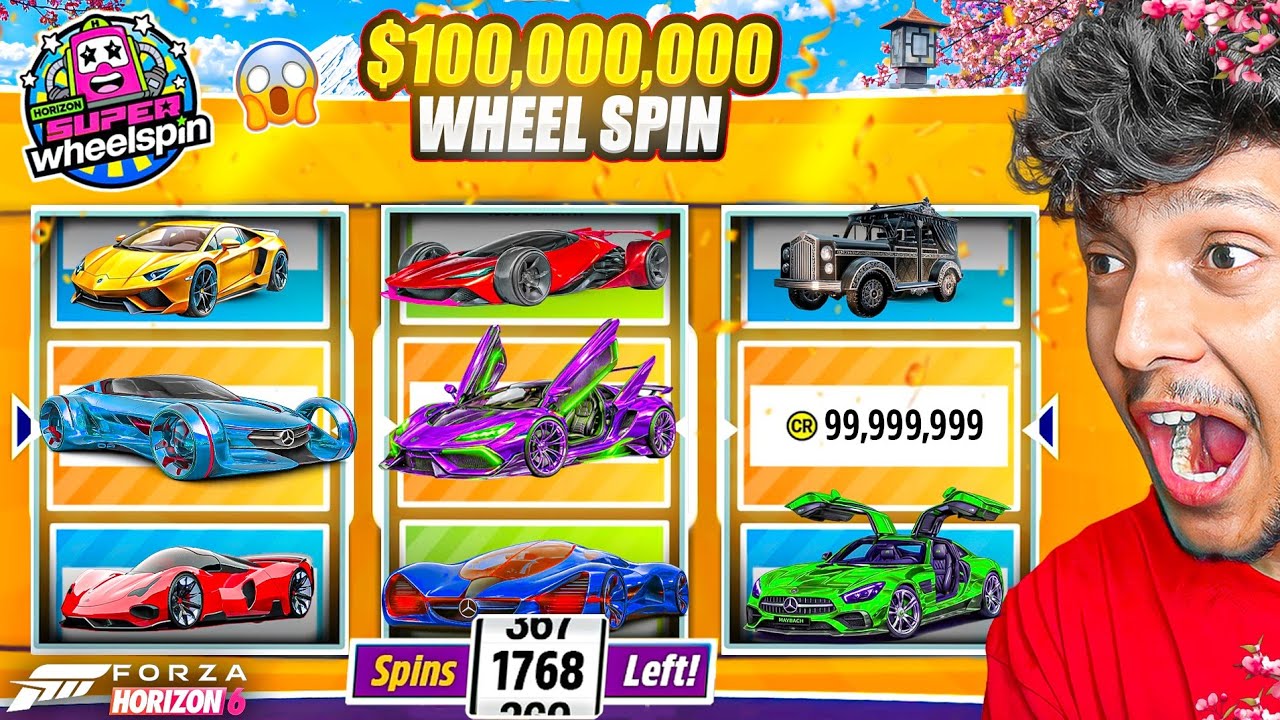 *OMG* LUCKIEST WHEEL SPIN EVER!😱1000+ SUPER WHEEL SPIN | FORZA HORIZON 6