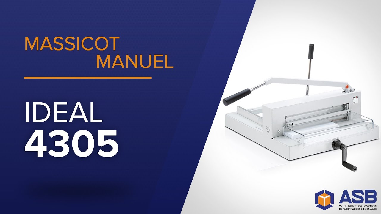 Massicot manuel IDEAL 4305 I ASB