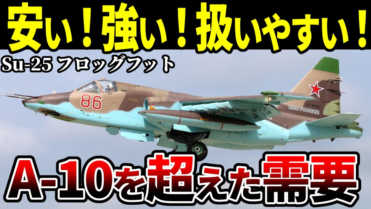 なぜロシアのSu-25 フロッグフットは世界中で売れまくるのか？【ゆっくり解説】