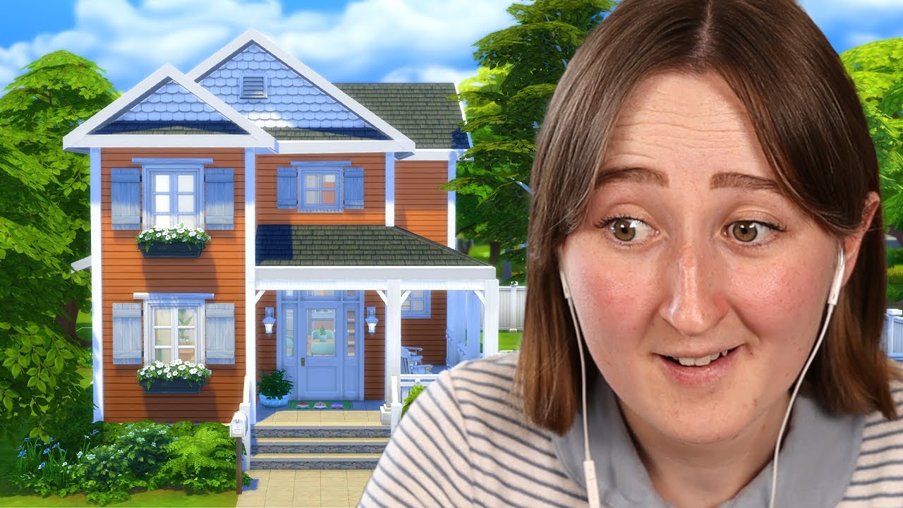 i built an ALL ORANGE house in the sims! (Streamed 8/24/25)