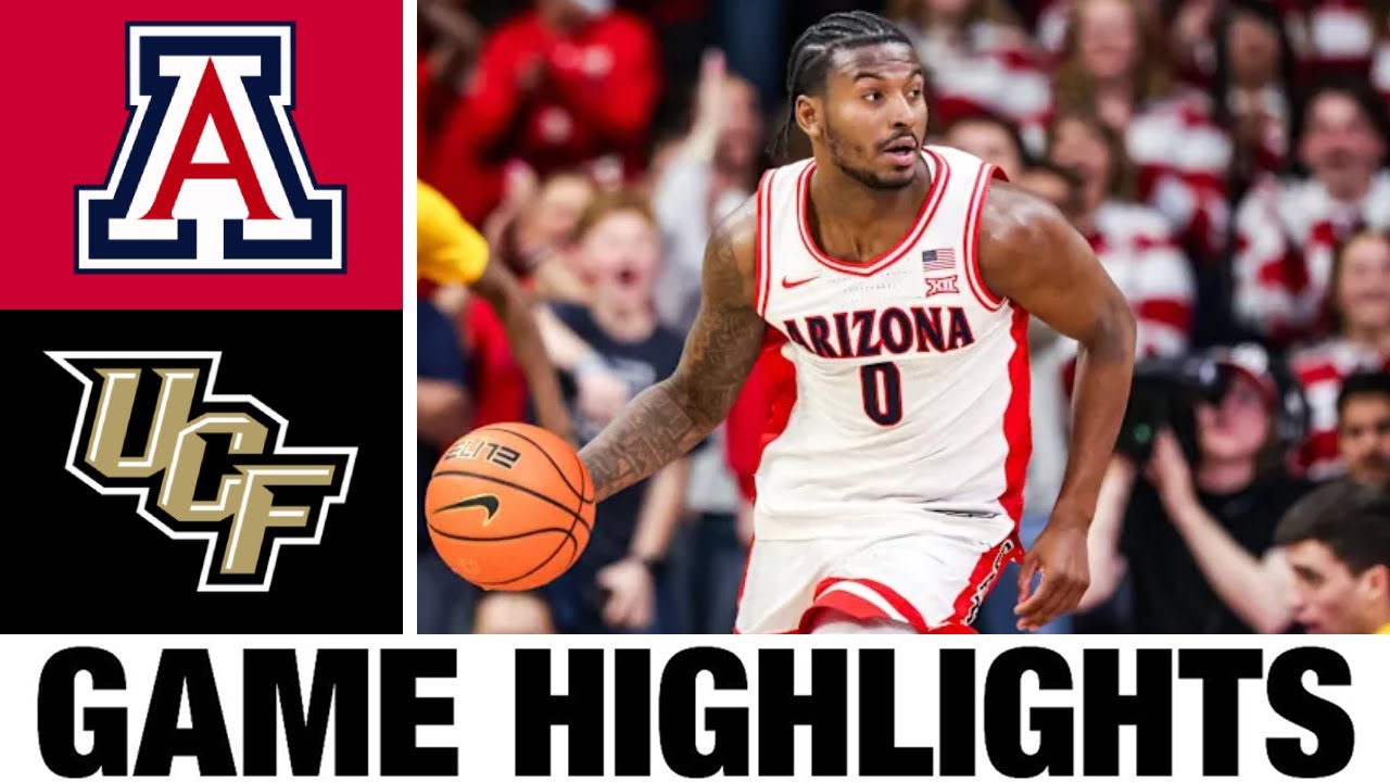 #1 Arizona vs UCF Highlights | Men's Basketball | College Basketball 2025