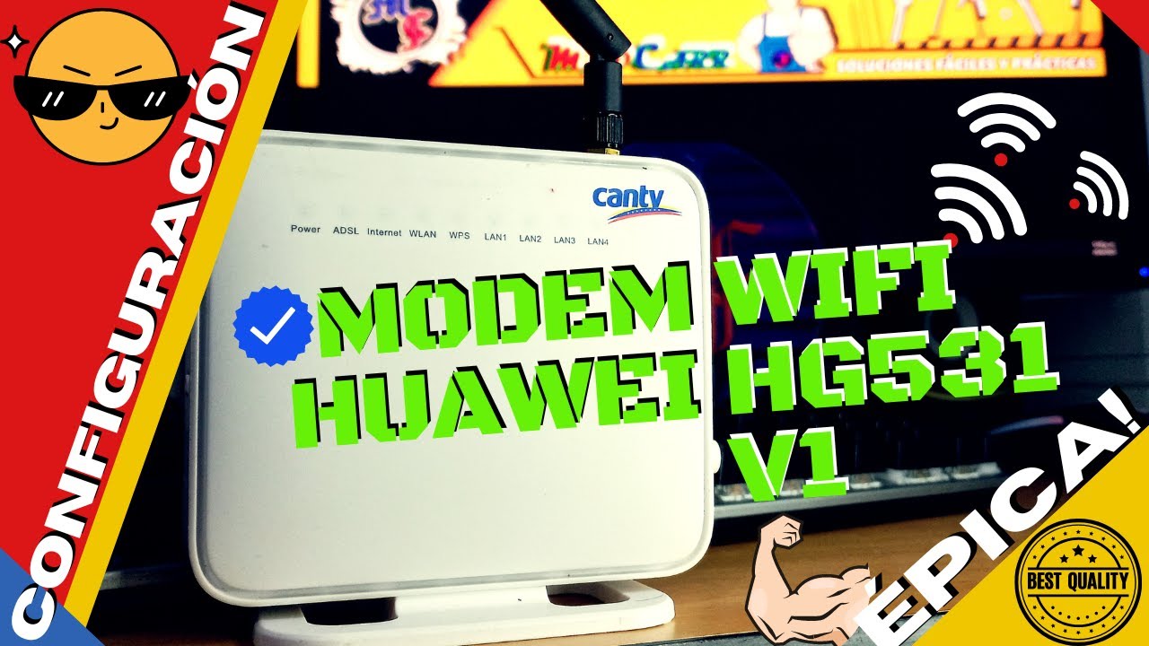 CONFIGURAR MODEM WIFI CANTV HUAWEI HG531 #huawei #internet #wifi