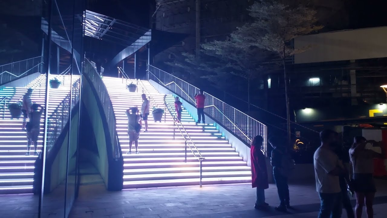 Lalaport Mall Surroundings Night Ambience 4K UHD Kuala Lumpur Malaysia