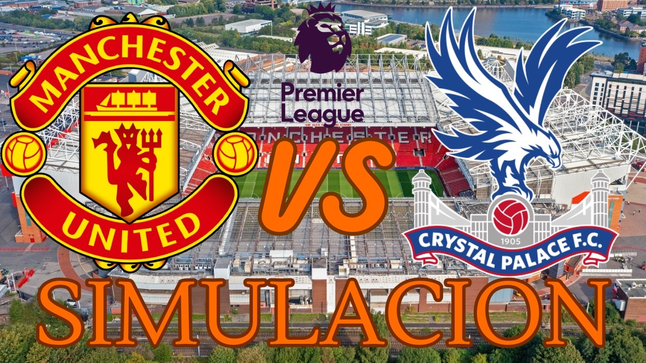 MANCHESTER UNITED VS CRYSTAL PALACE || PREMIER LEAGUE 2025-26 || PES 6