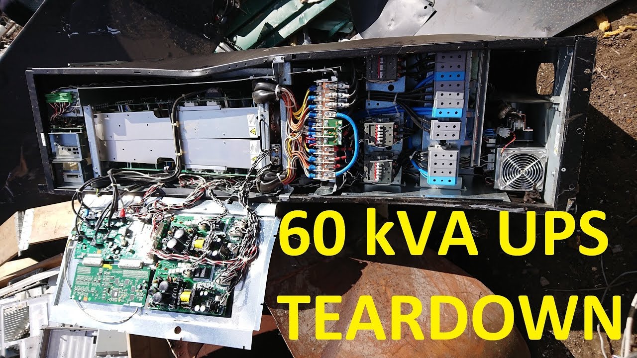 Teardown of a Eaton PowerWare 60kVA UPS System