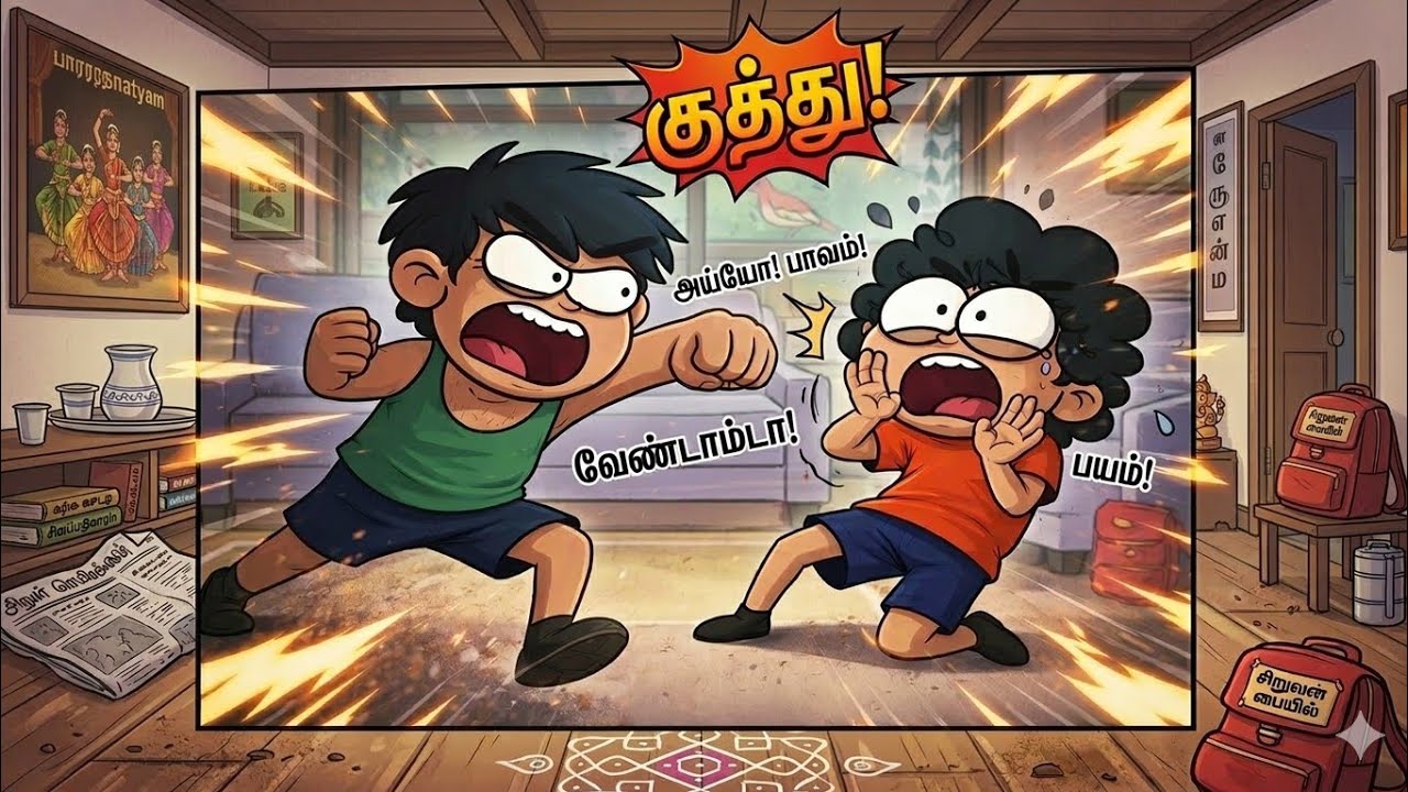 Ep-4 மக்காகோ முதல் நாள் school Experience|Tamil kids comedy Cartoon|Chicago makkago