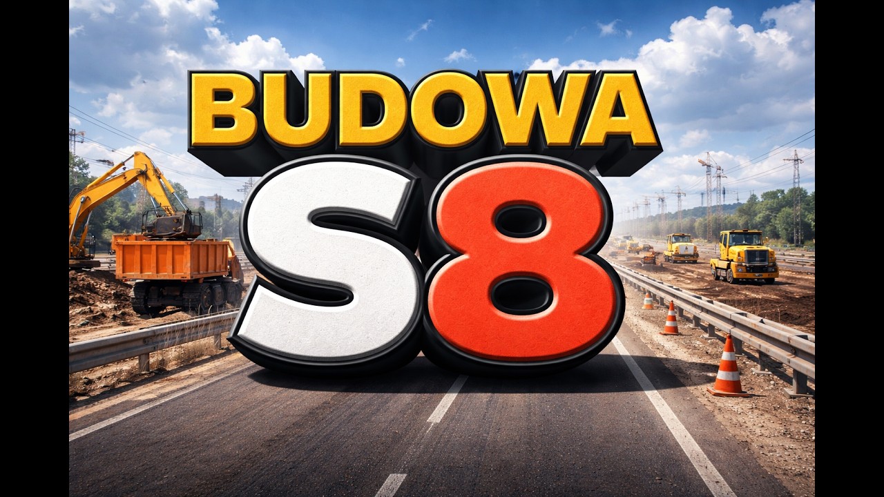Trasa S8 w budowie. Odcinek Łagiewniki P&oacute;łnoc - Przystronie
