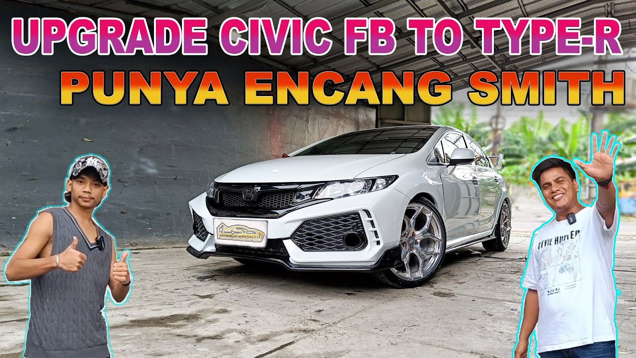 Модернизируйте Civic Fb до Type-R, принадлежащего Энкангу Смиту, стримеру PUBG I Custom Car в Инд...