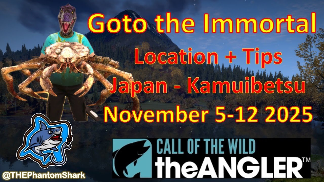 Легендарная рыба Goto the Immortal на этой неделе с 5 по 12 ноября 2025 года в Японии. Call of th...