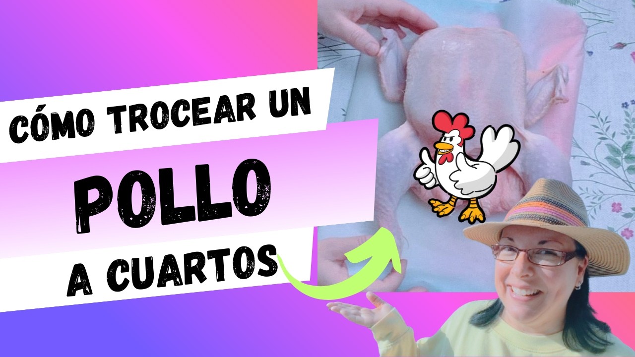 Cómo cortar un pollo a cuartos paso a paso 🍗 | Fácil y en casa