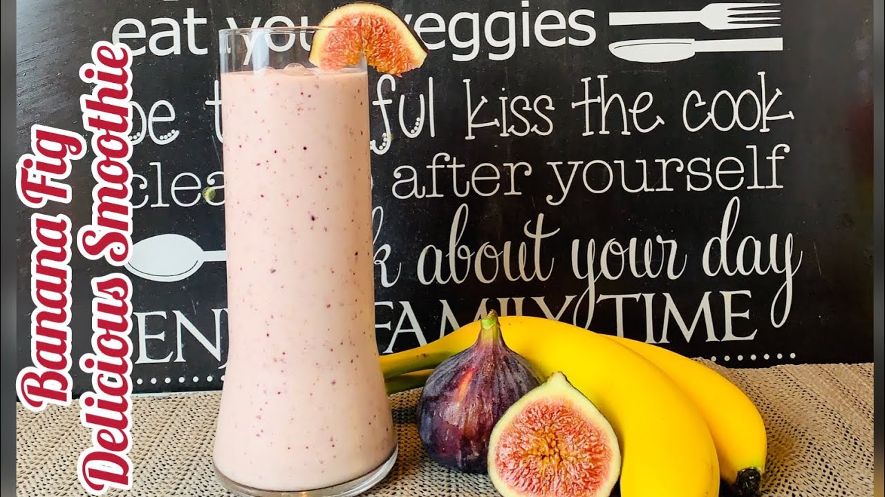 Delicious Banana Fig Smoothie #shorts #youtubeshorts2021