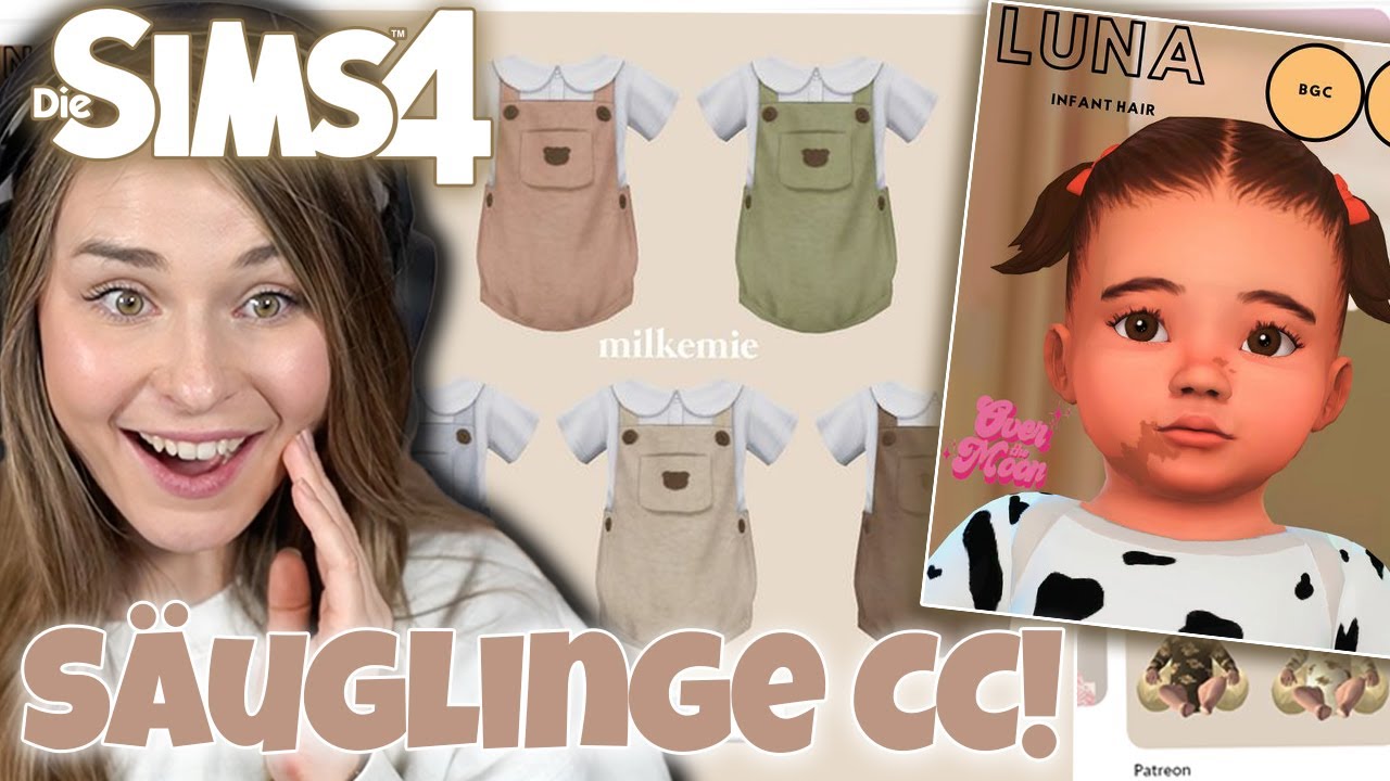 CC Shopping f&uuml;r S&auml;uglinge! 😍 So unfassbar s&uuml;&szlig;! 🤍 - Die Sims 4 CC Shopping | simfinity