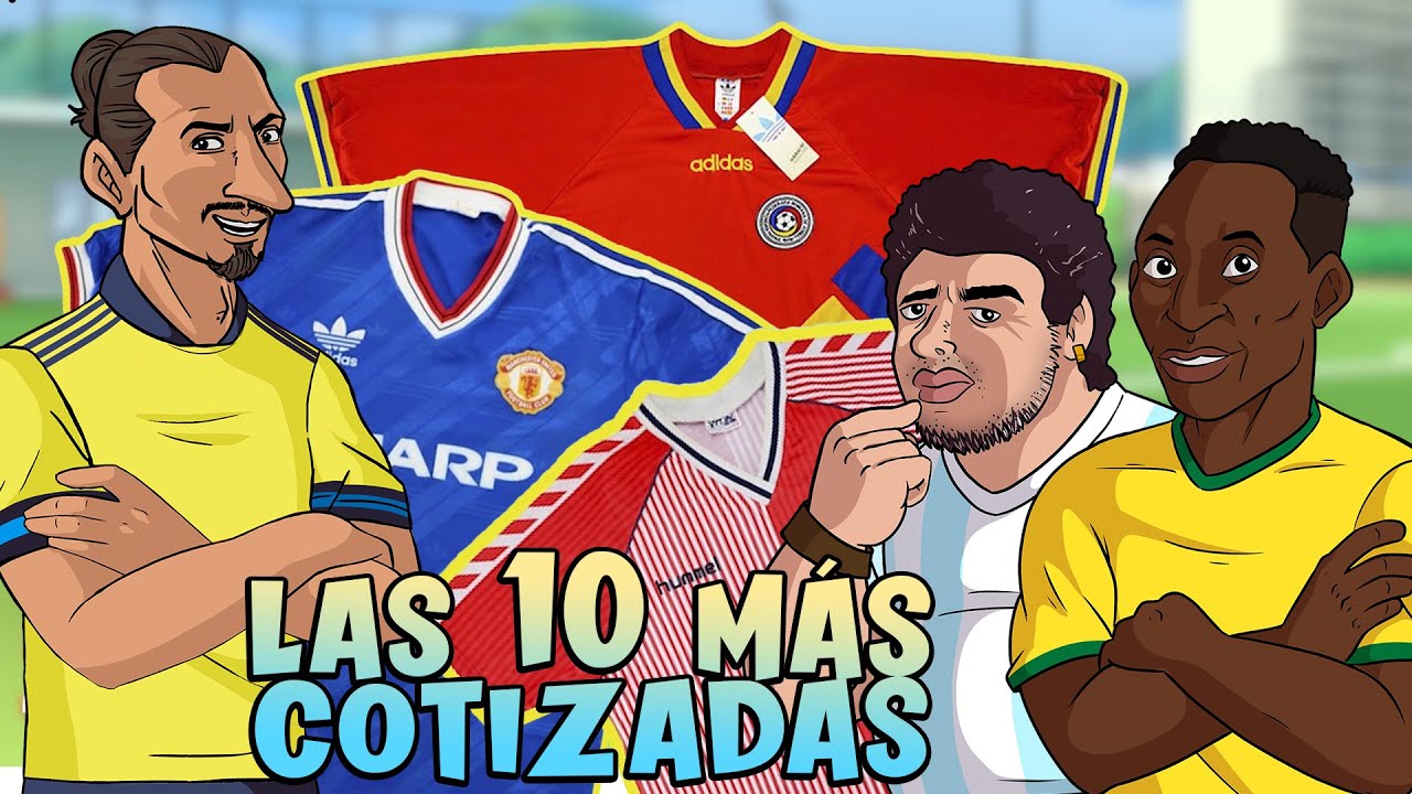 LAS 10 CAMISETAS DE FUTBOL MÁS COTIZADAS POR LOS COLECCIONISTAS
