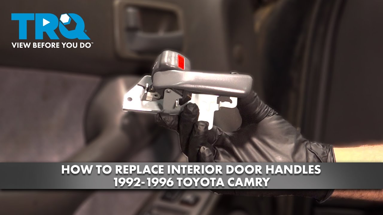 How to Replace Interior Door Handles 1992-1996 Toyota Camry