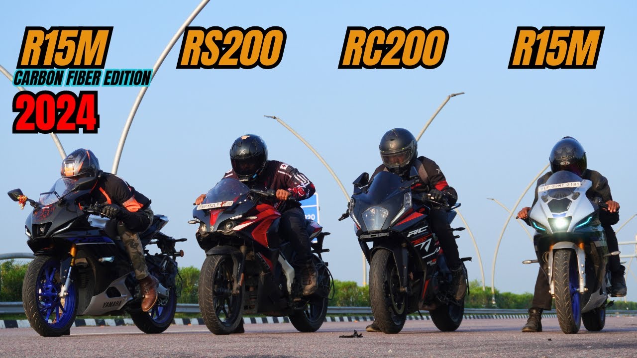 R15M Carbon Fiber Edition vs RC200 vs RS200 vs R15M Drag Race