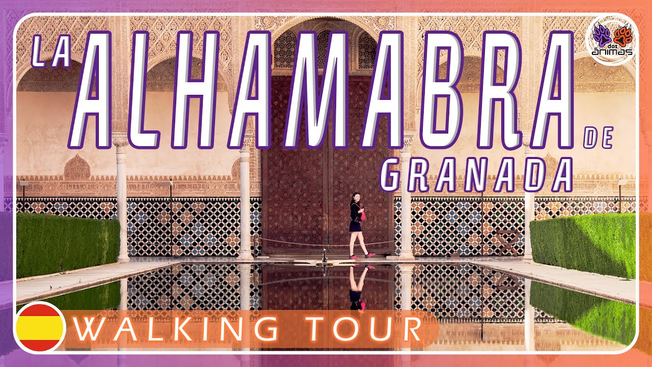 🐾 la ALHAMBRA de GRANADA | 4K WALKING tour #19 | SPAIN | CAMINANDO por ESPAÑA