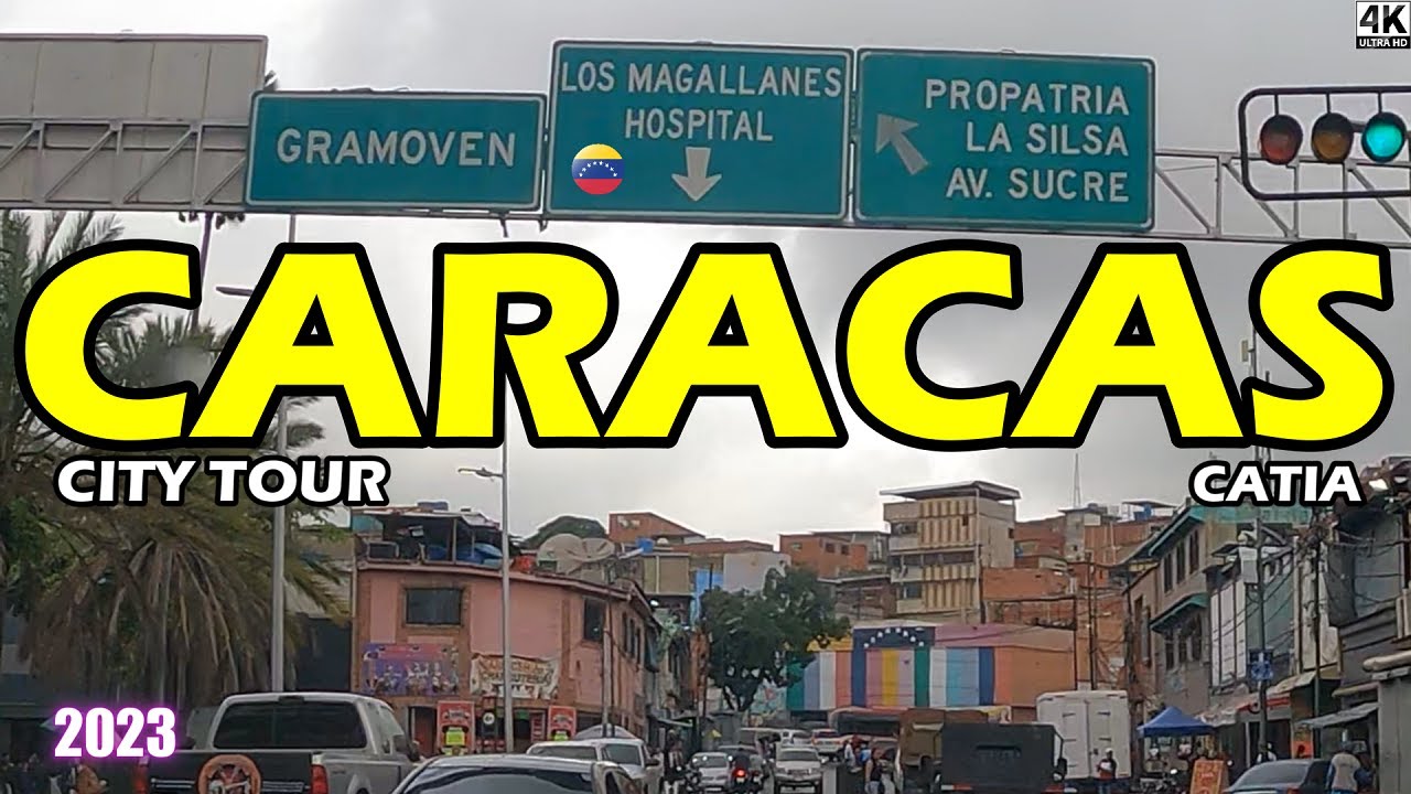 UNA VUELTA POR CATIA. Ruta en Caracas, Venezuela 🇻🇪 - City Tour en 4K. 2023