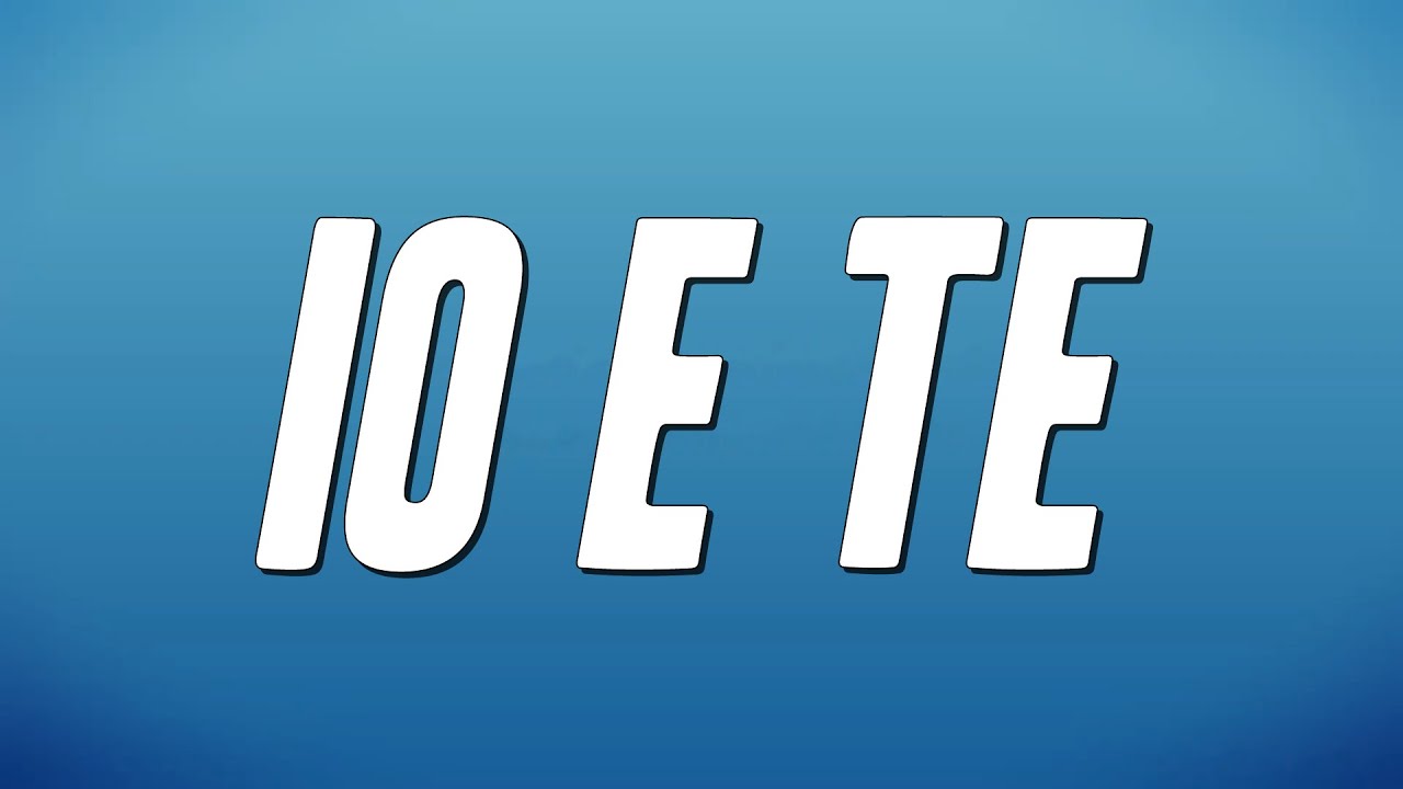 Michele Zarrillo - lo e te (Testo)