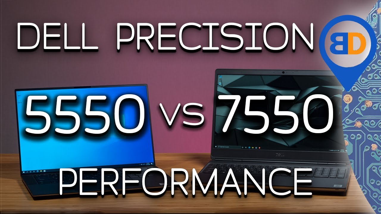 Предупреждение о производительности Dell Precision 5550 и 7550