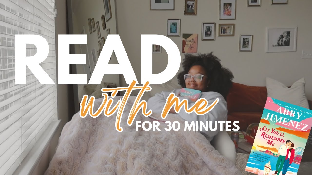cozy read with me📚⋆｡˚✧| 30 minutes of reading with relaxing background music