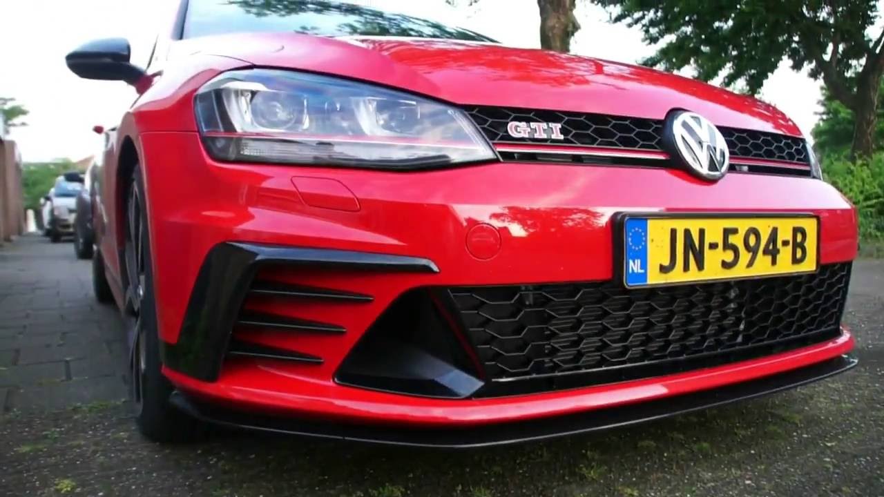 vw golf gti clubsport 2016 + start up, enginesound