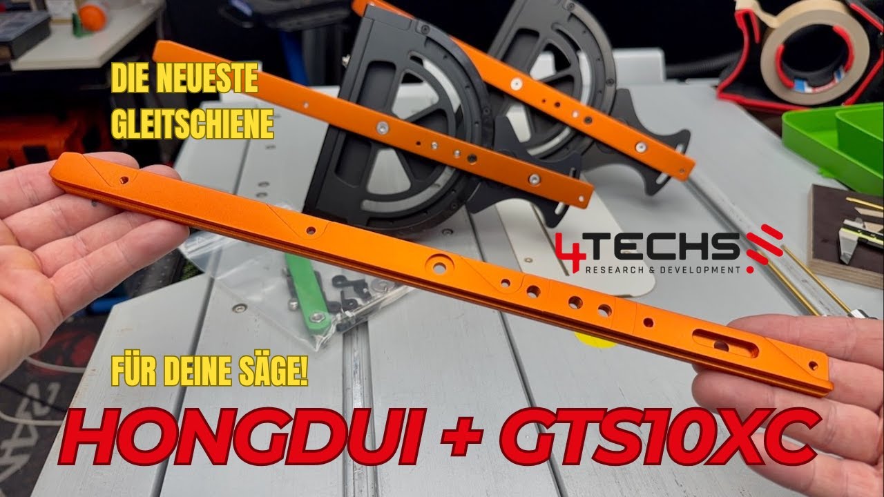 Gleitschiene f&uuml;r Hongdui Winkelanschlag - passend f&uuml;r Bosch GTS10XC - jetzt noch knapper! :-)
