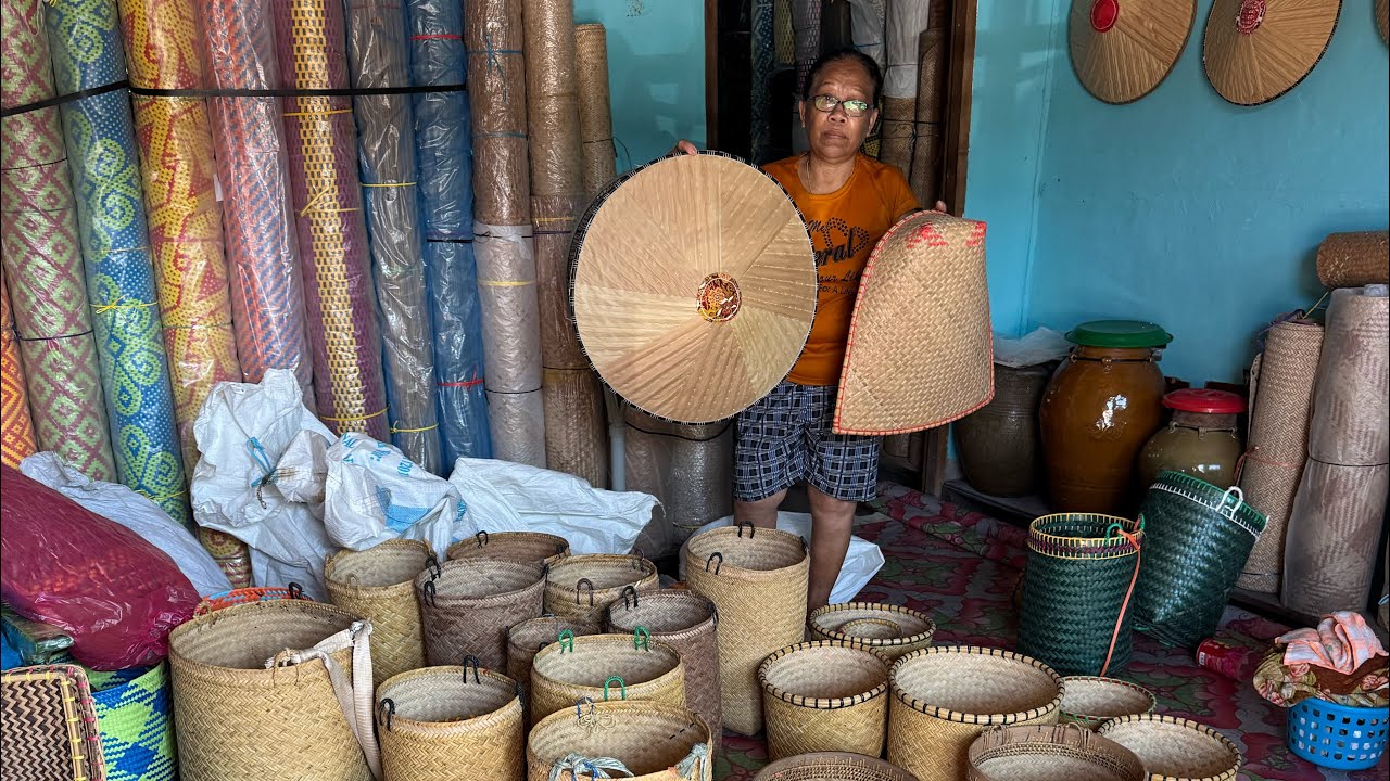 KUMANG JAWAI HASILKAN BAKUL DAN TOPI DARI ROTAN // MILIKI BAKAT SEMULA JADI YANG LUAR BIASA // 