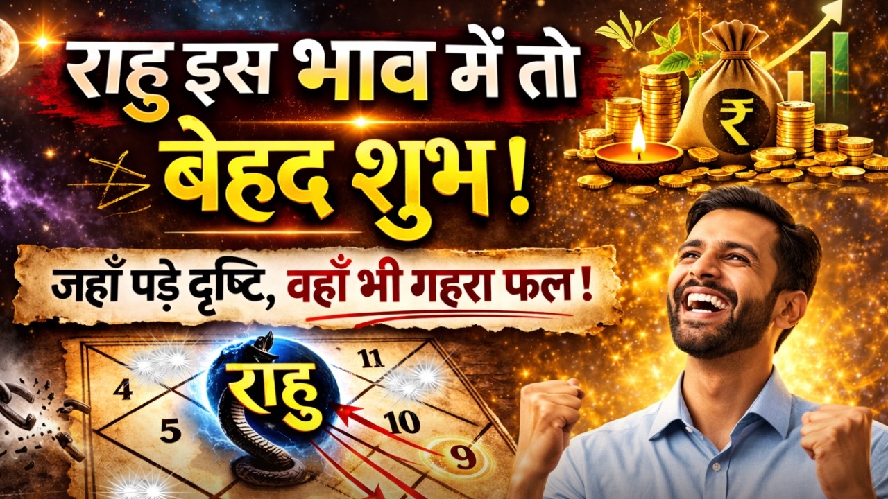 राहु इस भाव में तो बेहद शुभ! | जहाँ पड़े दृष्टि, वहाँ भी गहरा फल | AstroMotive by Bharti