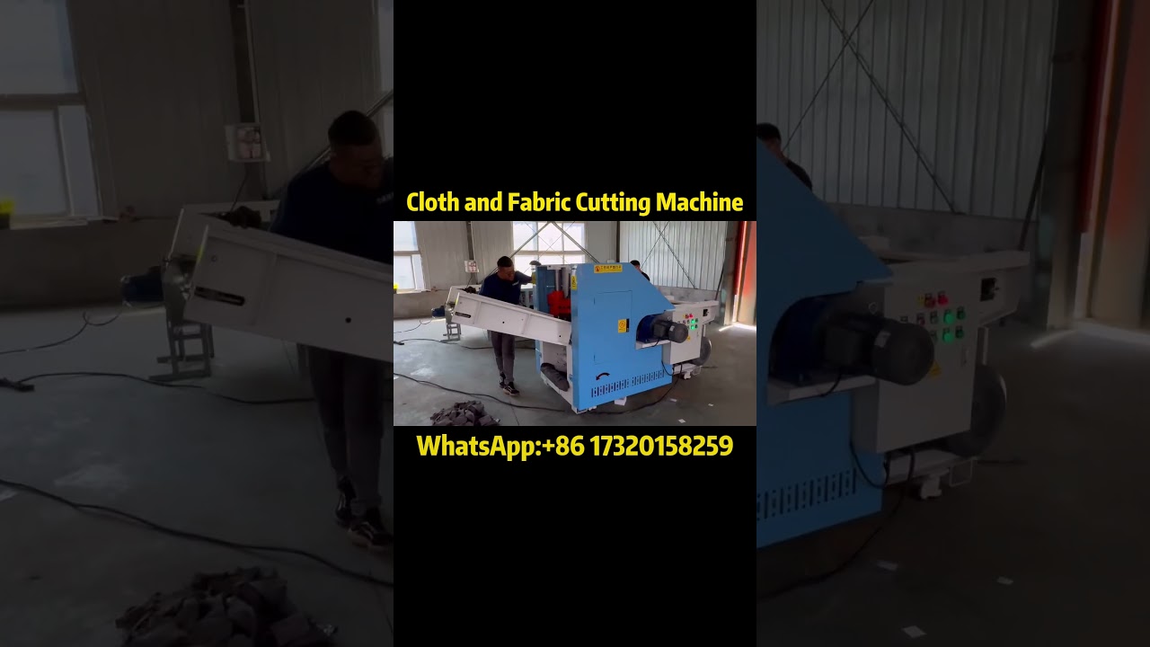 Fabric and Waste Cloth Cutting Machine - Efficient Fiber Recycling Solution♻️