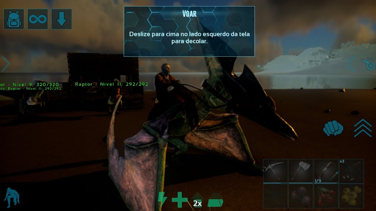 BASE FEITA, DOIS RAPTORS E UM PTERANODON NA ÁREA! O BANDO TA CRESCENDO | Ark